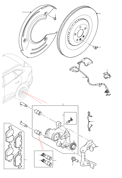 Rear Brakes SVR Models