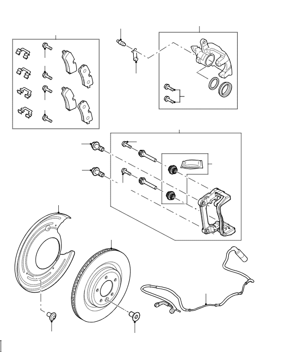 Rear Brakes With 350mm Discs from GA652129