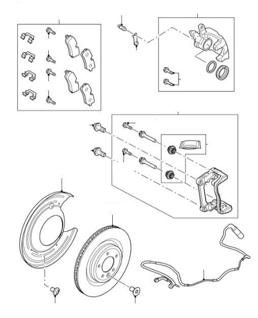 Rear Brakes With 350mm Discs to GA652128