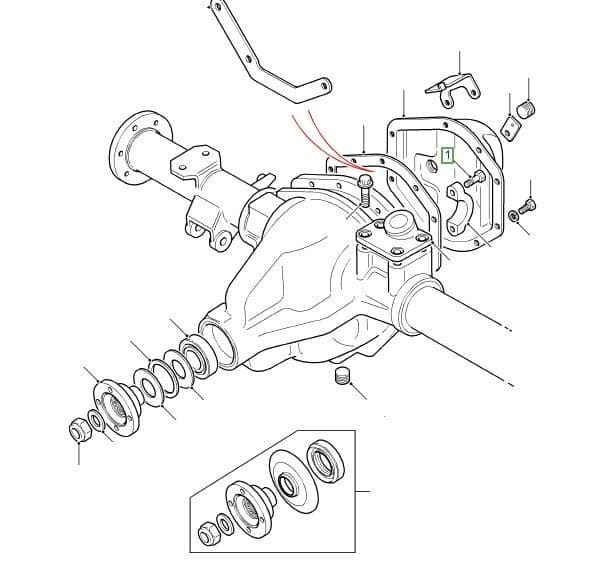 REAR DIFFERENTIAL 110 & 130 SALISBURY AXLE