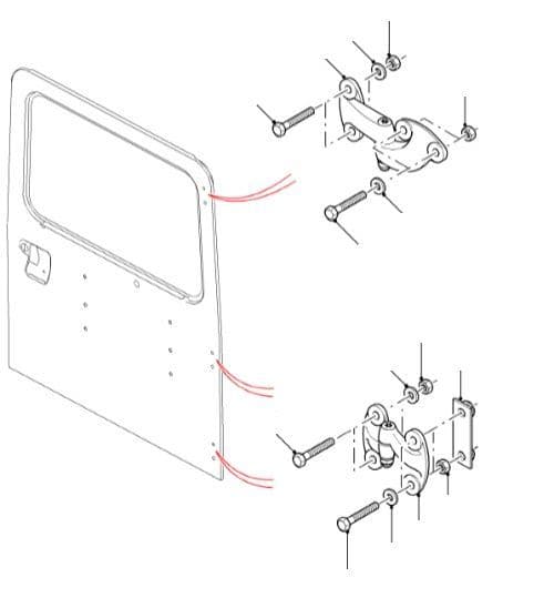 Rear End Door Hinges