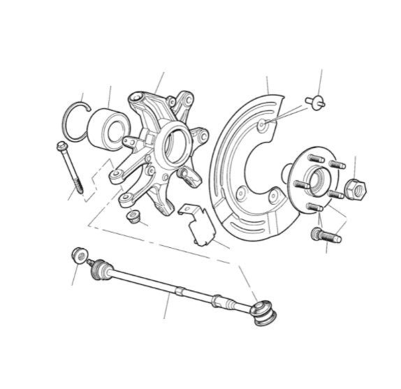 Rear Hub & Bearing