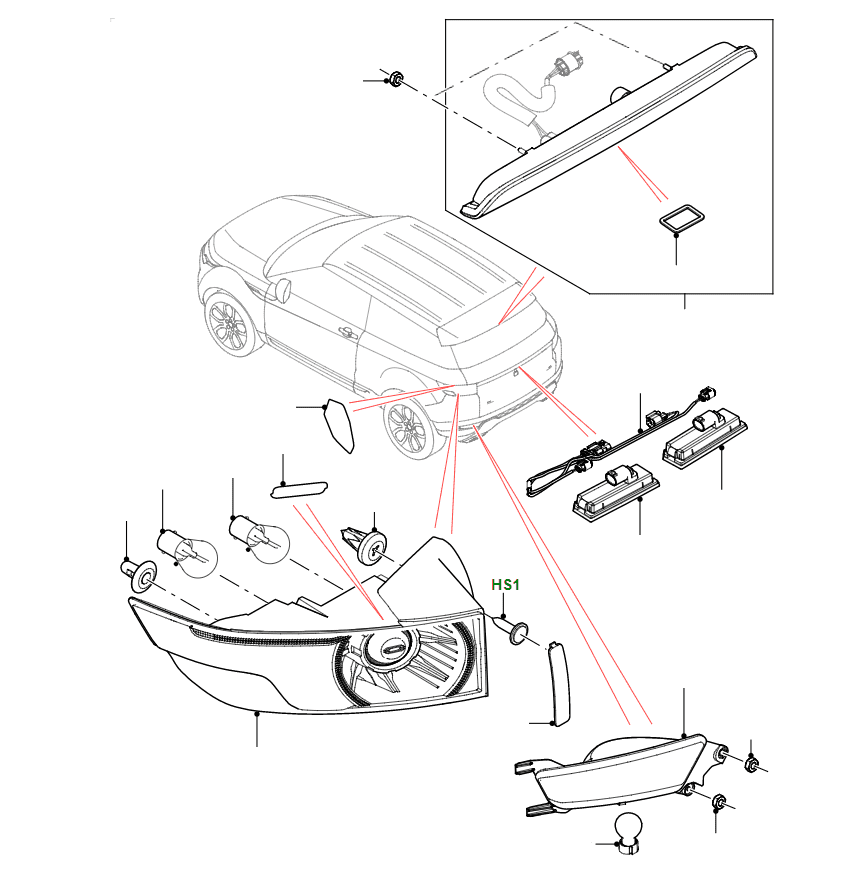 Rear lamps