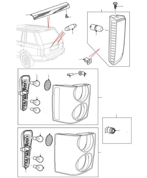 Rear Lights to VIN 5A999999