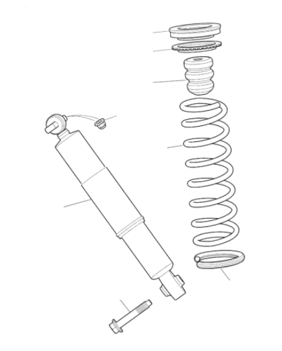 Rear Road Spring & Damper