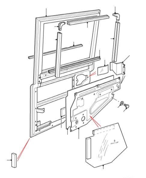 Rear Side Doors and Fittings