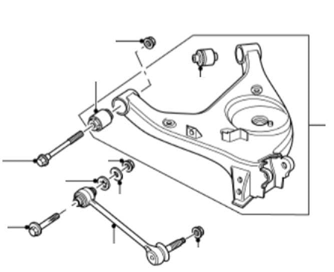 Rear Suspension Lower Arms & Toe Links