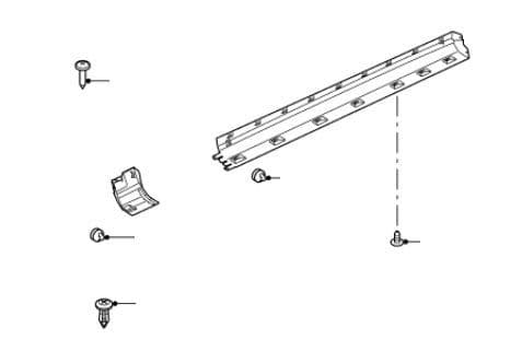 Sill Panel Exterior Trim & Side Tube Fixings