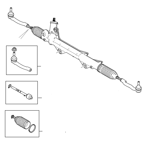 Steering Rack Ends to VIN K22184 (MY16)