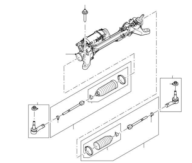 Steering Rack, Track Rods & Boot Kits