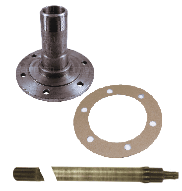 Stub Axle & Shaft - Rear