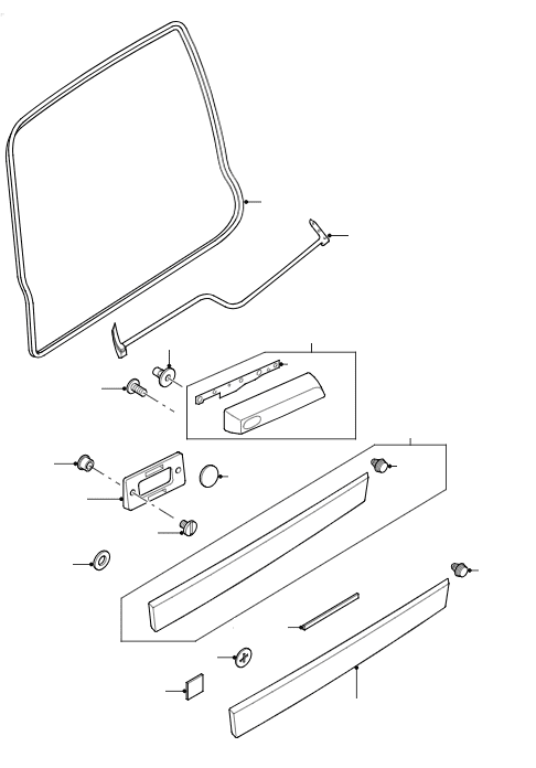 Tailgate Seal, Exterior Trim & Handle