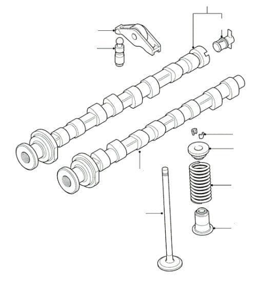 Td4 Camshaft, Followers & Valves