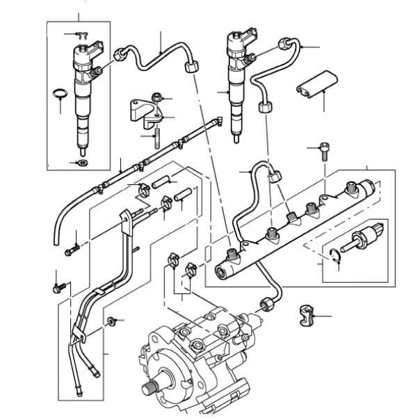 Td4 Fuel Injectors & Pipes