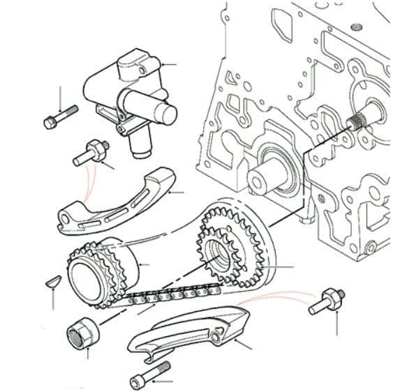 Td4 Timing Chain - Lower