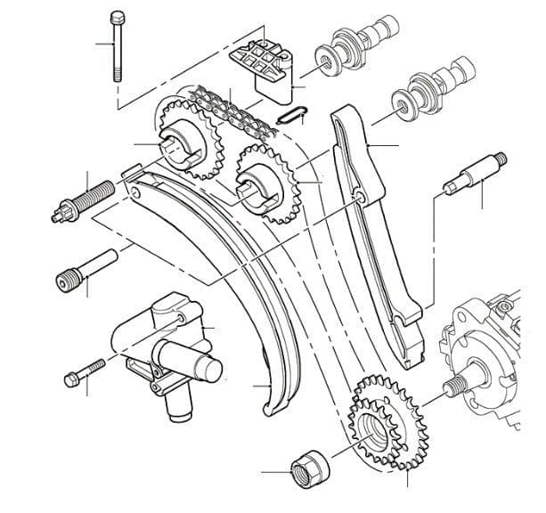 Td4 Timing Chain - Upper