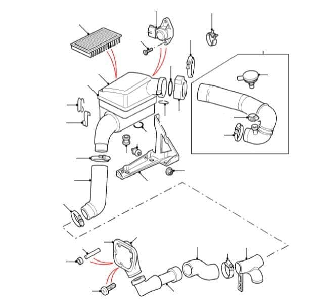 Td5 Air Cleaner & Sensors - Defender