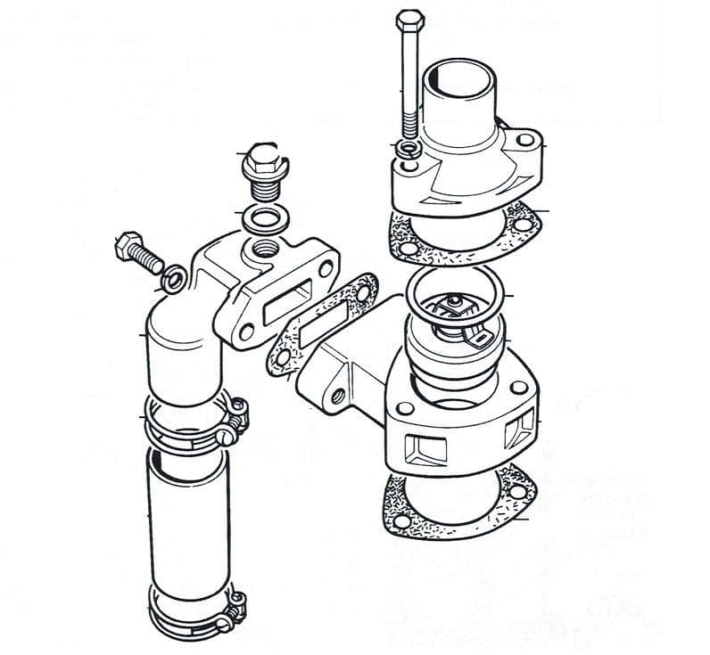 Thermostat & Housing - Diesel