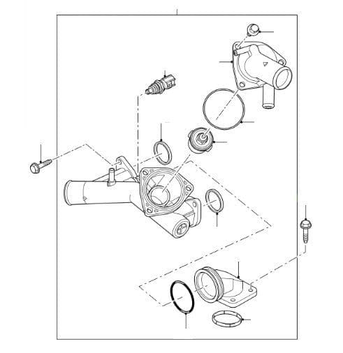 THERMOSTAT, HOUSING & SWITCHES 4.4