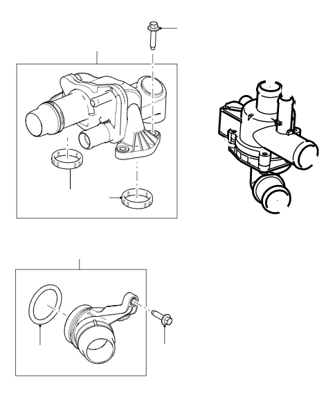 Thermostat & Water Outlets