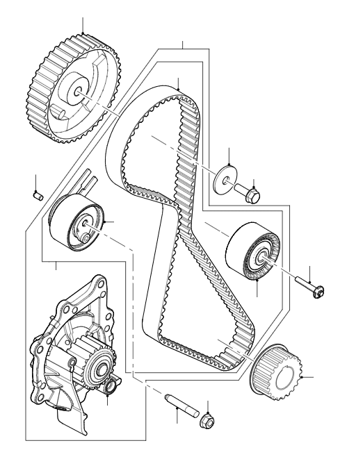 Timing Belt & Water Pump