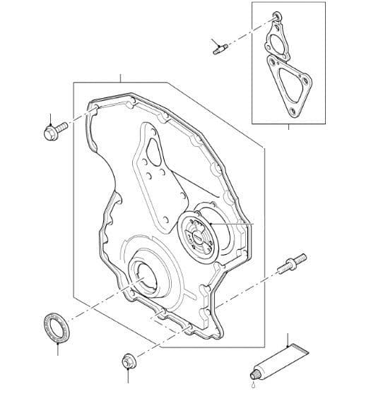 Timing Gear Cover 2.2 Duratorq