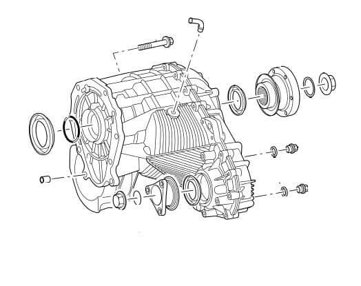 TRANSFER BOX FOR 5 SPEED MODELS NV225