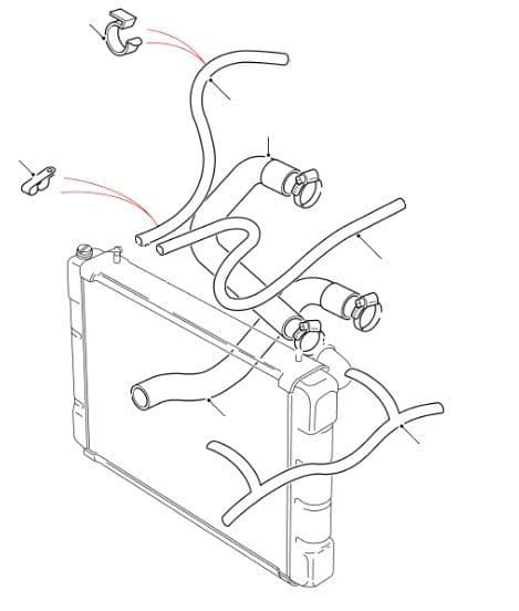 V8 Radiator Hoses