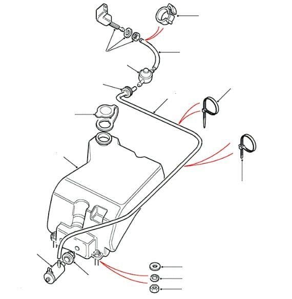 Windscreen Washing From XA159807 (With Front Only)