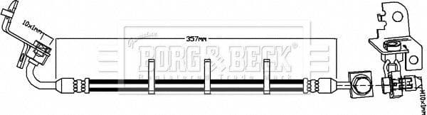 C2C33814 C2C33815 Front Brake Hose