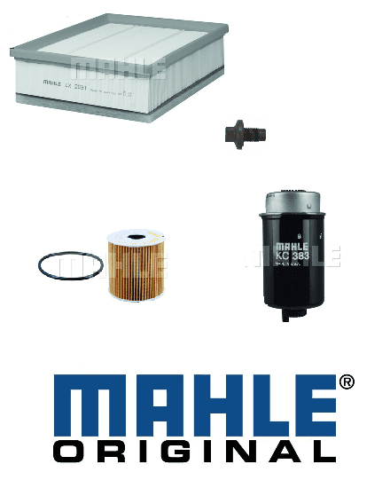 KIT102 Mahle Original Filter Kit Defender Puma 2.2 & 2.4 (With Paper Oil Filter)