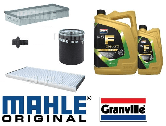 KIT113MG Original Mahle Filter & Granville Premium Oil Service Kit Range Rover L322 4.4 V8 AJ Engine