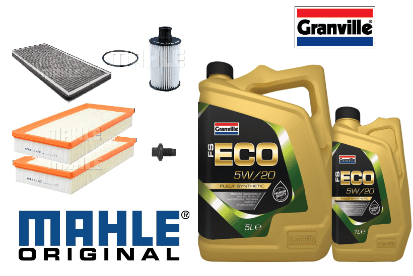 KIT116A Mahle Filter Kit with Granville Oil Range Rover L322 5.0 NA & SC