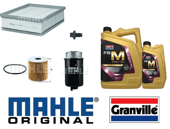 KIT119MGP Original Mahle Filter Kit with Granville Oil (DPF) Def Puma (With Paper Element O/Filter)