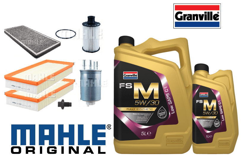 KIT123MG Original Mahle Filter Kit with Granville Oil  3.0 Diesel