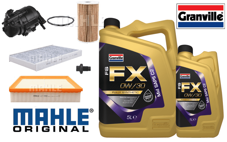 KIT133A Mahle Filter Kit with Granville Oil Discovery Sport 2.0 AJ200D