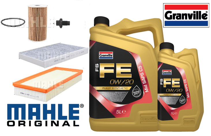 KIT138A Mahle Filter Kit with Granville Oil Discovery Sport 2.0 AJ200P