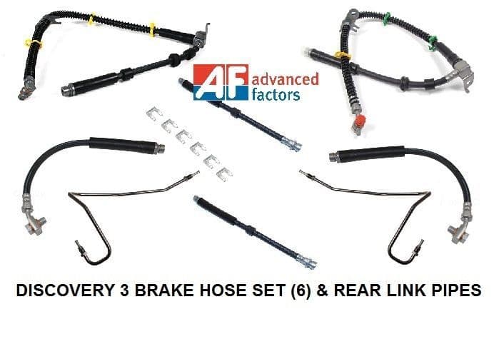 KIT273 Front & Rear Brake Hose Kit (Including 2 Rear Metal Pipes) Discovery 3 & 4