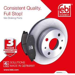 KIT365F Febi Front Disc & Pad Kit LR090684 + LR090689 325mm Disc Brake Size 17