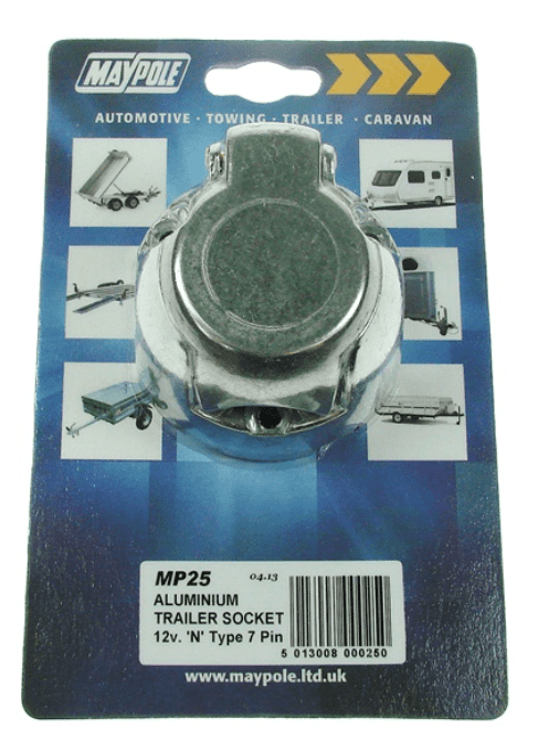 025 7 Pin 12N Aluminium Socket  MP25