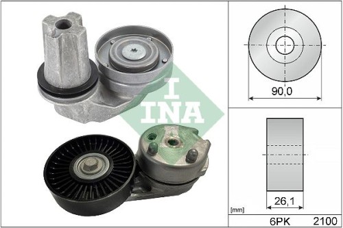 LR035493 + LR013506 + LR013697 OEM Belt Tensioner Kit 3.0 Diesel