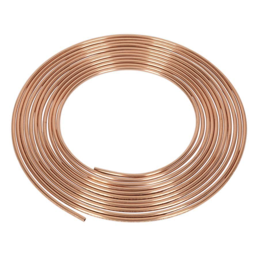 CBP002 Brake Pipe Copper Tubing 22 Gauge 3/16'' x 25ft BS EN 12449 C106