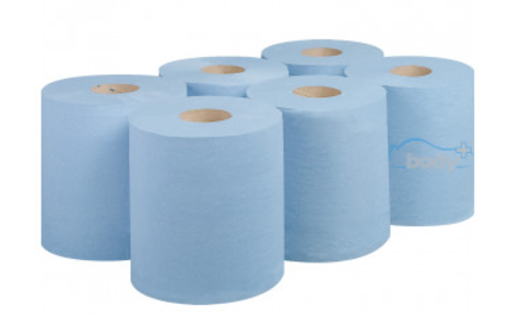 BCF6 Blue Centre Feed Roll - Pack of 6