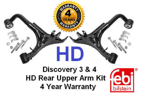 KIT615HD Febi Heavy Duty  Rear Upper Arms Kit Discovery 3 & 4 LR051622 + LR051623 + OEM Bolt Kits