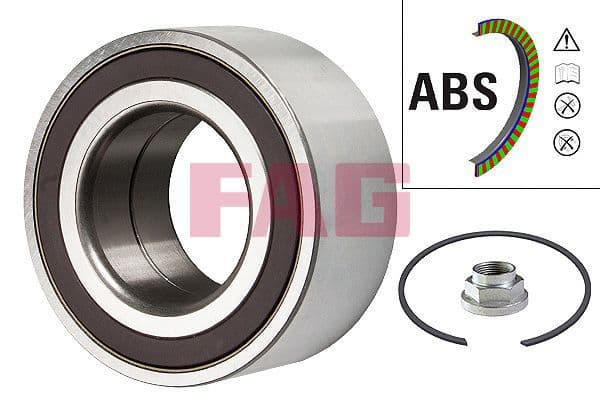 LR041425 RFC000010 FAG Rear Hub Bearing Kit Freelander 1 & 2 from 2001-