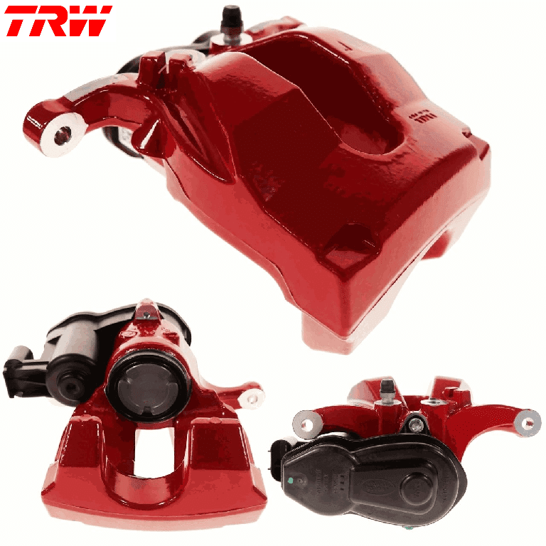 LR050775 OEM TRW Red Brake Caliper With Parking Motor