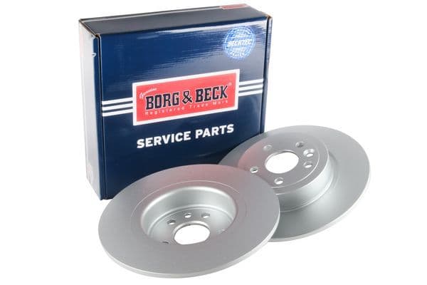 LR072016 Borg & Beck Rear Brake Discs (Pair)