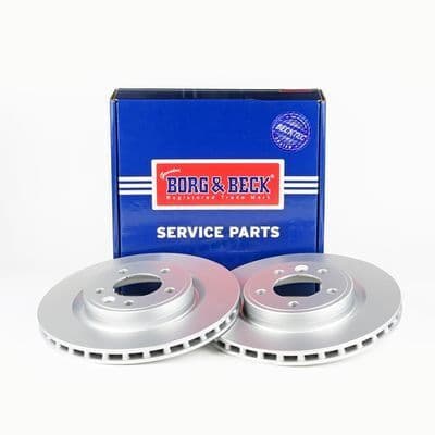 LR084067 Borg & Beck BBD5626 Coated Brake Discs (Pair) LR161897