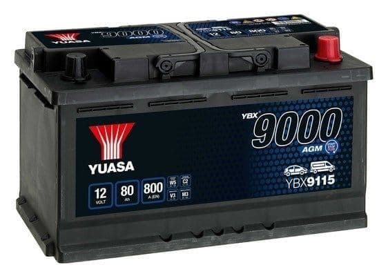 LR094642 T4A14085 YBX9115 AGM Yuasa Battery 80AH 800A