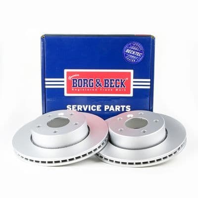 NTC8780 Borg & Beck BBD4084 Brake Discs (Pair)